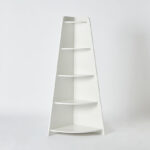 Frankfurt 5-Tier Corner Bookcase