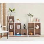 Movo Alford Lyon 6-Cube Step Bookcase