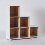 Movo Alford Lyon 6-Cube Step Bookcase