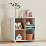 Movo Alford Lyon 4-Cube Bookcase