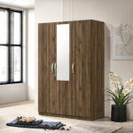 Kulltorp Plus 3-Door Wardrobe with Mirror and Lock