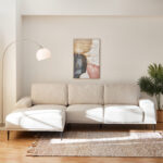Baron 4-Seater Left Corner Fabric Sofa