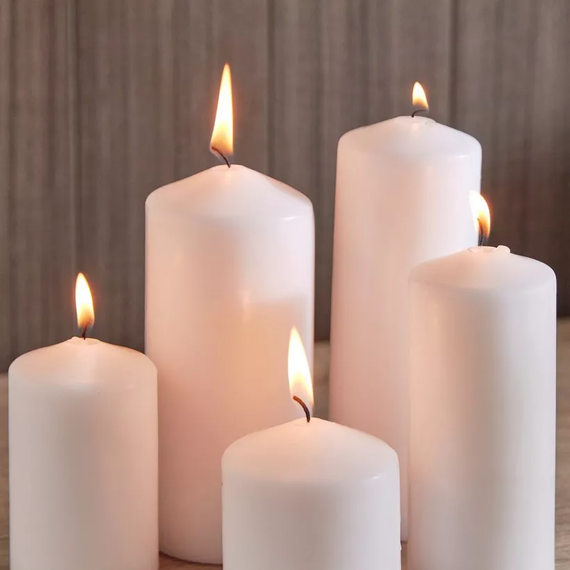 Luna 5-Piece Pillar Candle Set - Image 4