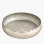 Avya Metal Hammered Urli - 30x30x7 cm