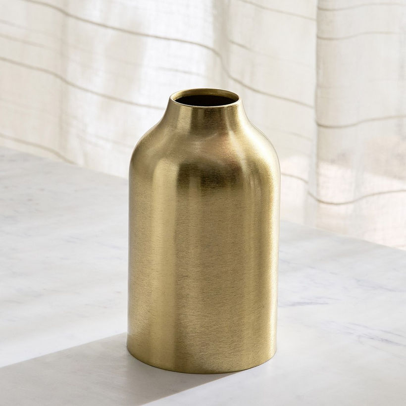 Avya Metal Cylindrical Vase - 11x11x21 cm - Image 3
