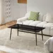Aria Tinted Glass Coffee Table - Image 8