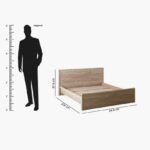 Curvy Plus King Bed - 180x200 cm