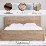 Curvy Plus King Bed - 180x200 cm