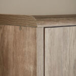 Curvy 6-Door Wardrobe with Mirror