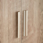 Curvy 6-Door Wardrobe with Mirror