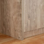 Curvy 6-Door Wardrobe with Mirror