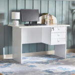 Lisbon Study and Office Desk with 3 Drawers