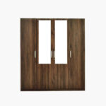 Kulltorp Plus 4-Door Wardrobe with Mirror and Lock