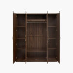 Kulltorp Plus 4-Door Wardrobe with Mirror and Lock
