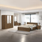 Kulltorp Plus 4-Door Wardrobe with Mirror and Lock