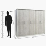Movo Liverpool 5-Door Wardrobe