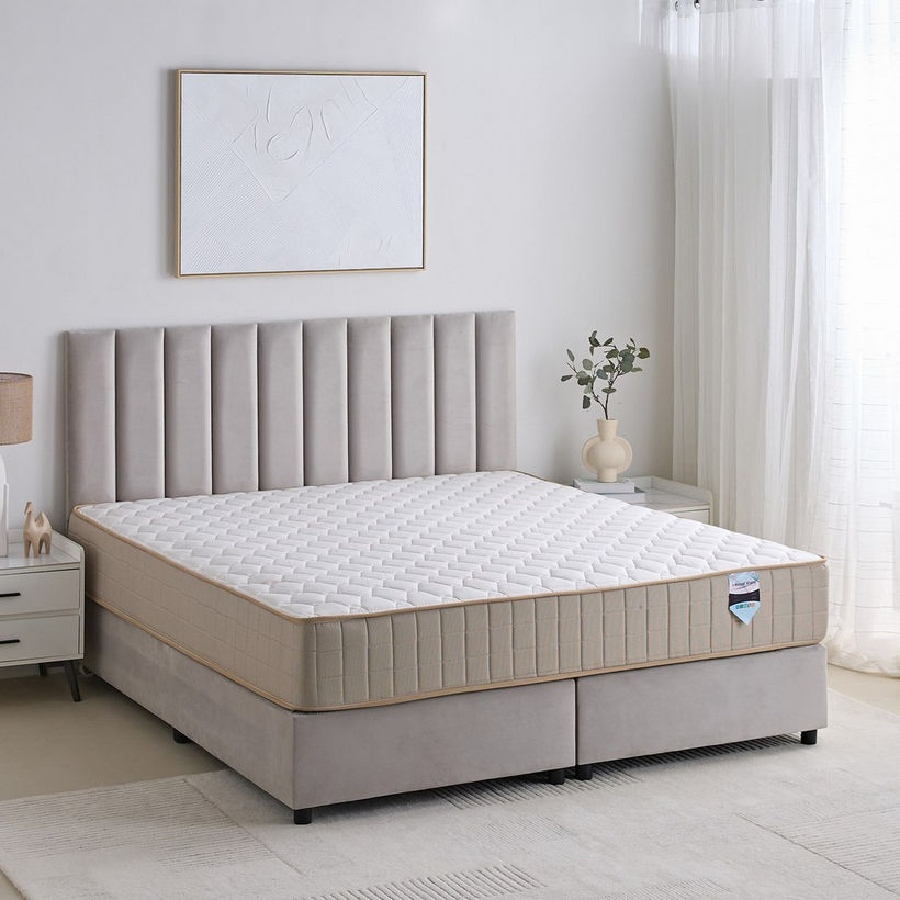 SleepLuxe iRoyal Visco Medium Firm Memory Foam Pocket Spring Queen Mattress - 160x200x25 cm - Image 3