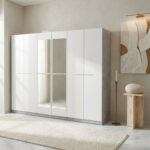 Patara 6-Door Wardrobe with Mirror