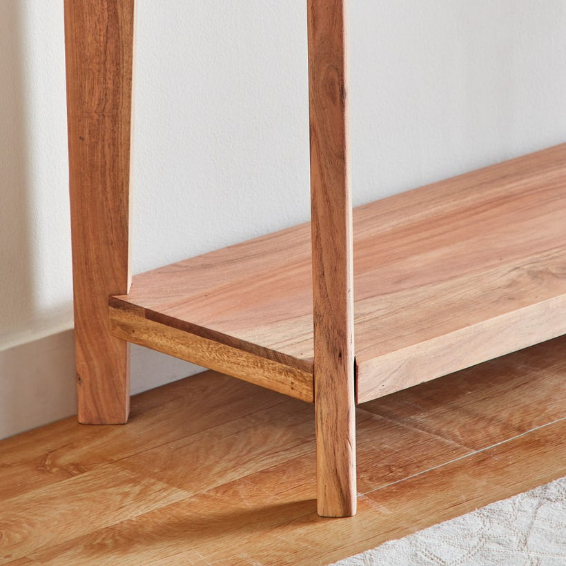 Cavon Midtown Genuine Marble Top Console Table with Solid Wood Base - Image 11