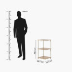 Pegg 3-Tier Corner Shelf