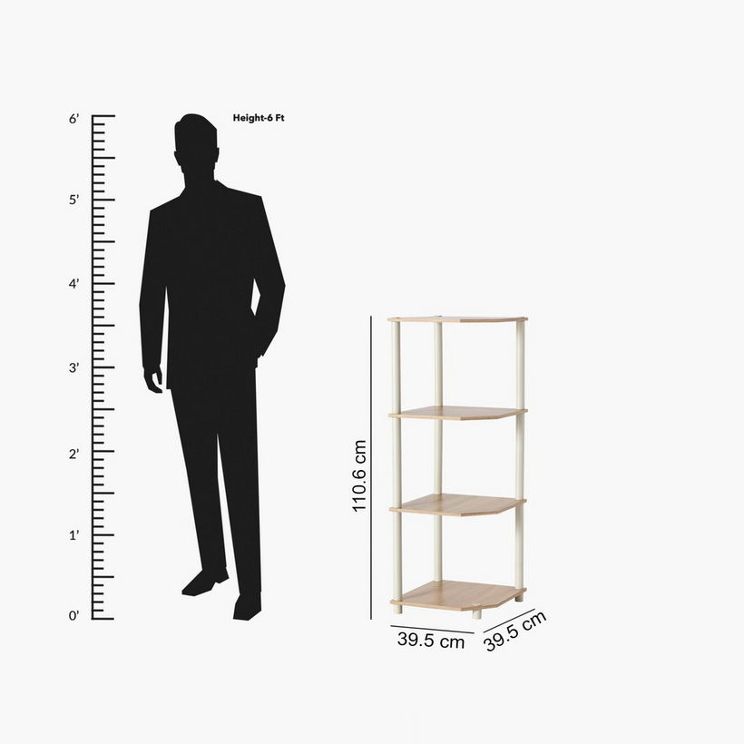 Pegg 4-Tier Corner Shelf - Image 2
