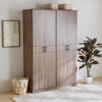 Movo Oasis 4-Door Wardrobe