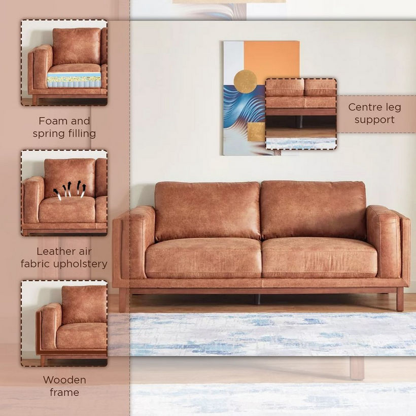 Pitcher 3-Seater Fabric Sofa - Image 7