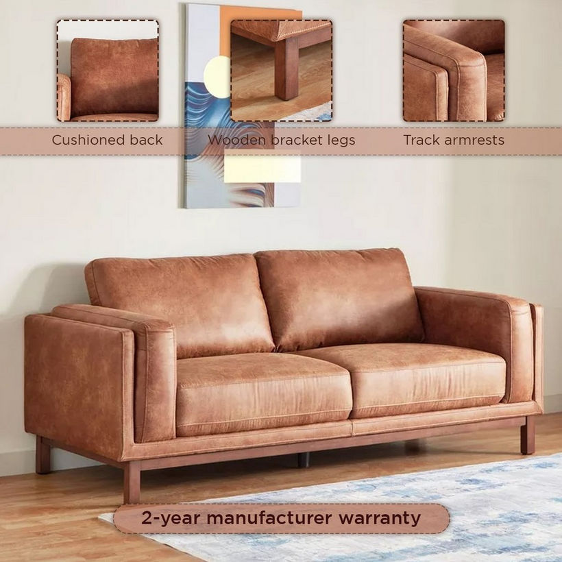 Pitcher 3-Seater Fabric Sofa - Image 8