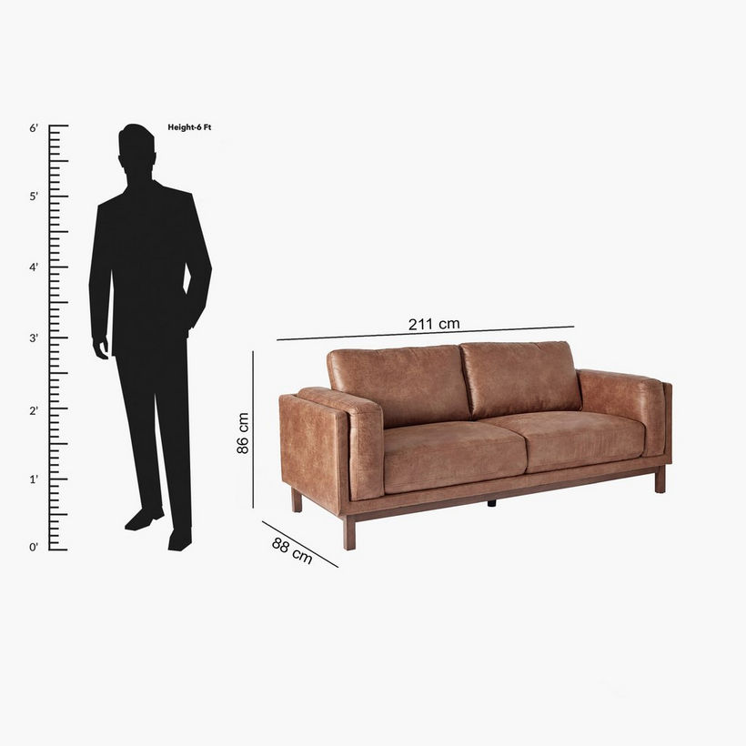 Pitcher 3-Seater Fabric Sofa - Image 14