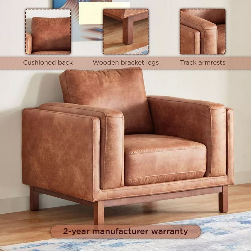 Pitcher Armchair Fabric Sofa - Image 8