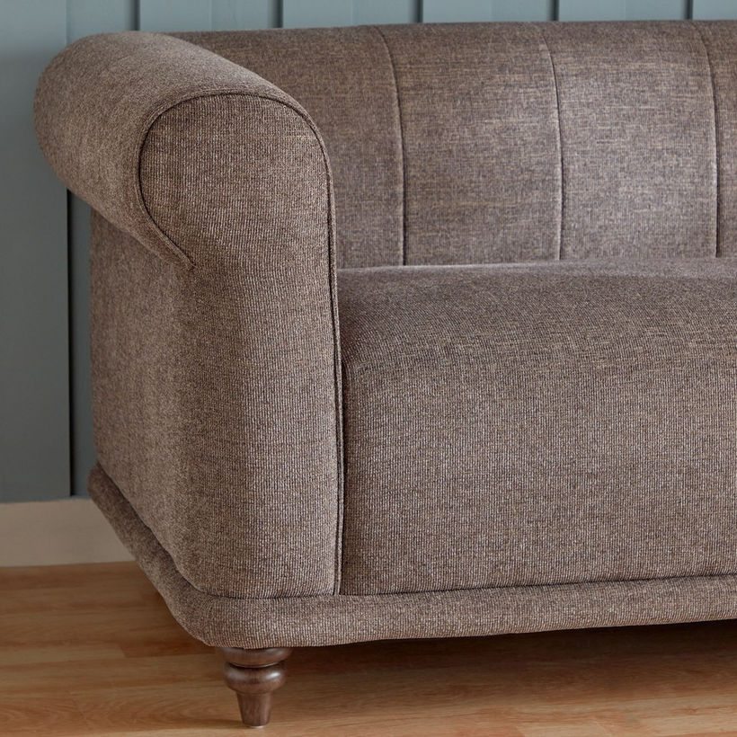 Oshawa 2-Seater Fabric Sofa with 2 Cushions - Image 9