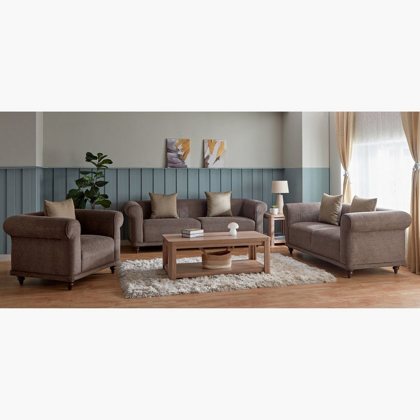 Oshawa 2-Seater Fabric Sofa with 2 Cushions - Image 13