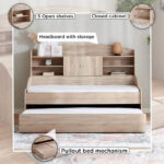 Cooper Single Cabin Bed with Pull-Out Bed - 90x190 cm
