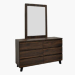 Kulltorp Plus 6-Drawer Double Dresser with Legs and without Mirror