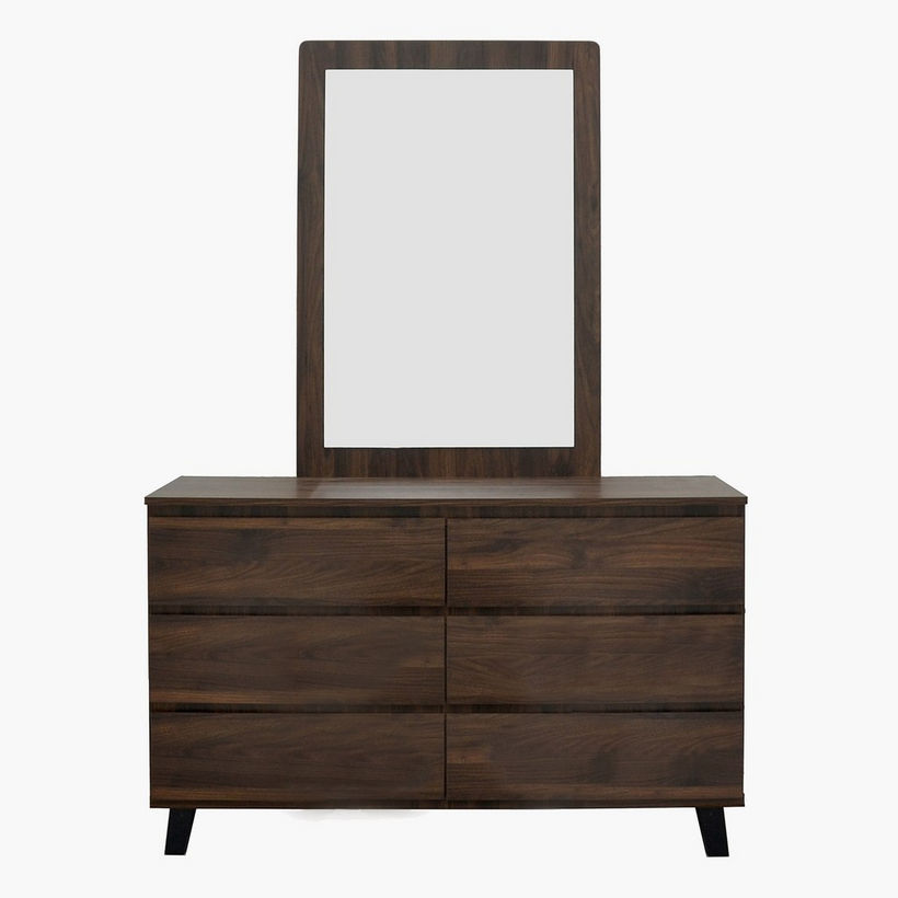 Kulltorp Plus 6-Drawer Double Dresser with Legs and without Mirror - Image 7