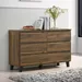 Kulltorp Plus 6-Drawer Double Dresser with Legs and without Mirror - Image 13