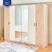 Athens Euro 6-Door Wardrobe with 2 Mirrors - Image 15