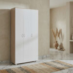 Capri 44-Pair Tall Shoe Cabinet with 3 Doors