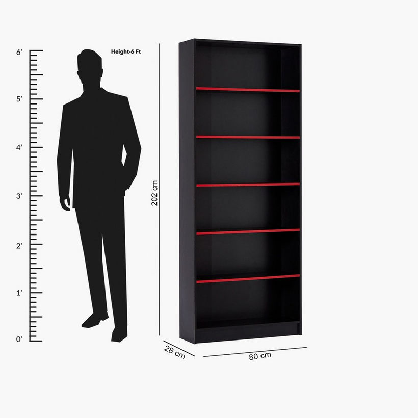Alford Avian 6-Tier Bookcase - Image 2