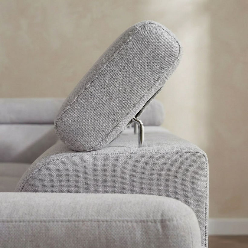 Blair 5-Seater Left Corner Fabric Sofa with Adjustable Headrest - Image 4