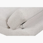 Brazil 2-Seater XL Fabric Sofa with Adjustable Back