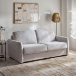 Arizona 3-Seater Fabric Sofa Bed with Mattress