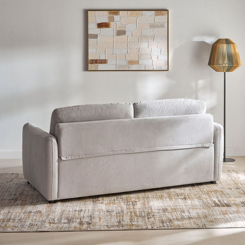 Arizona 3-Seater Fabric Sofa Bed with Mattress - Image 4