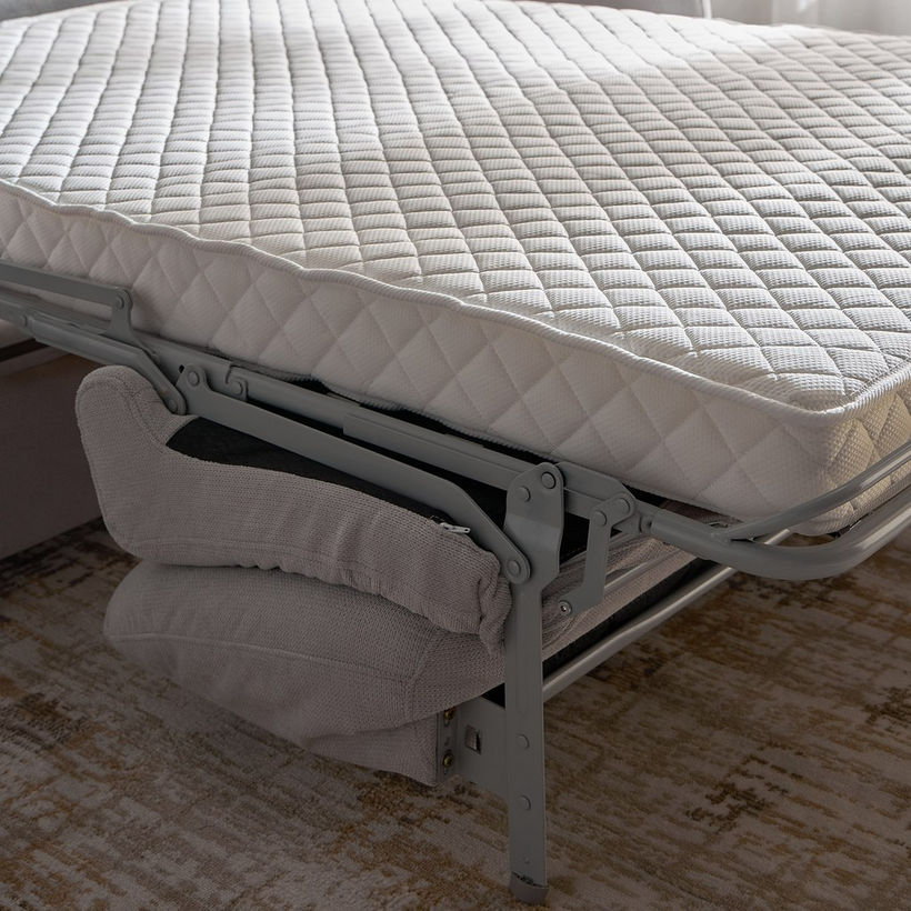 Arizona 3-Seater Fabric Sofa Bed with Mattress - Image 6