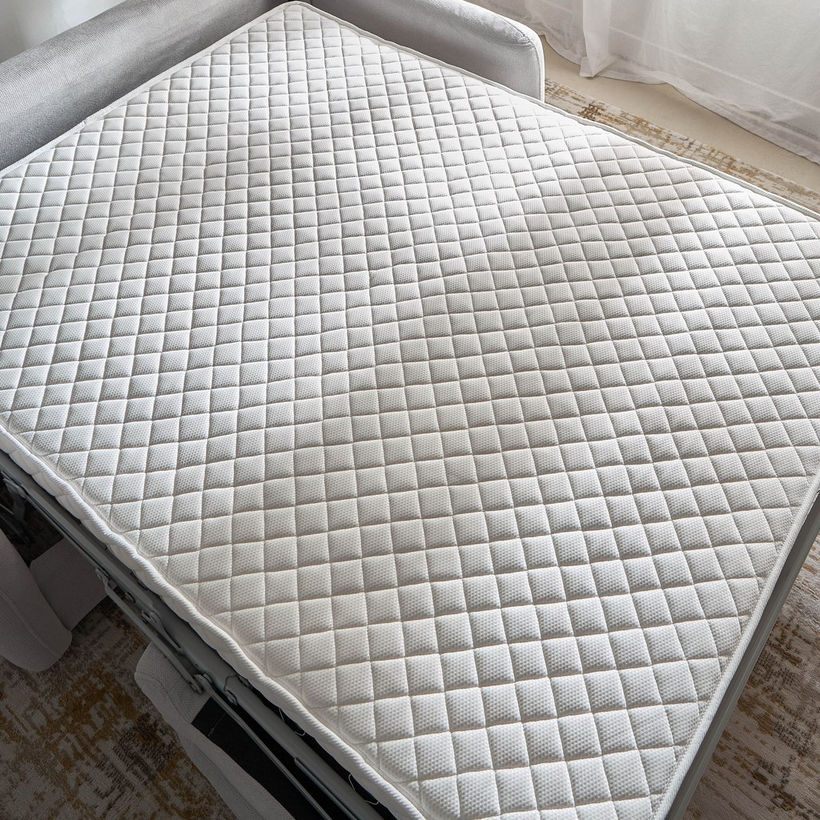 Arizona 3-Seater Fabric Sofa Bed with Mattress - Image 8