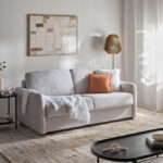 Arizona 3-Seater Fabric Sofa Bed with Mattress