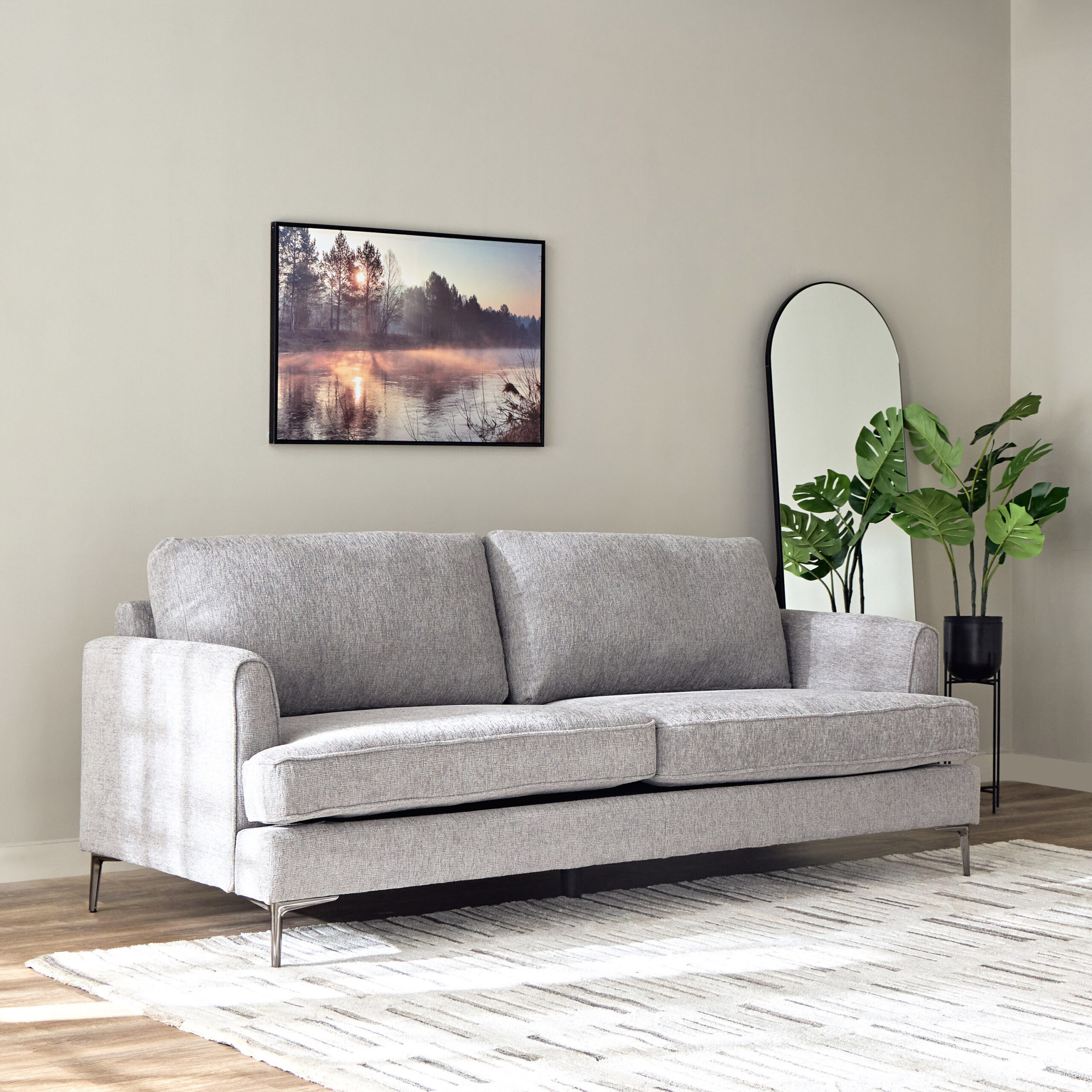Austin 3-Seater Fabric Sofa