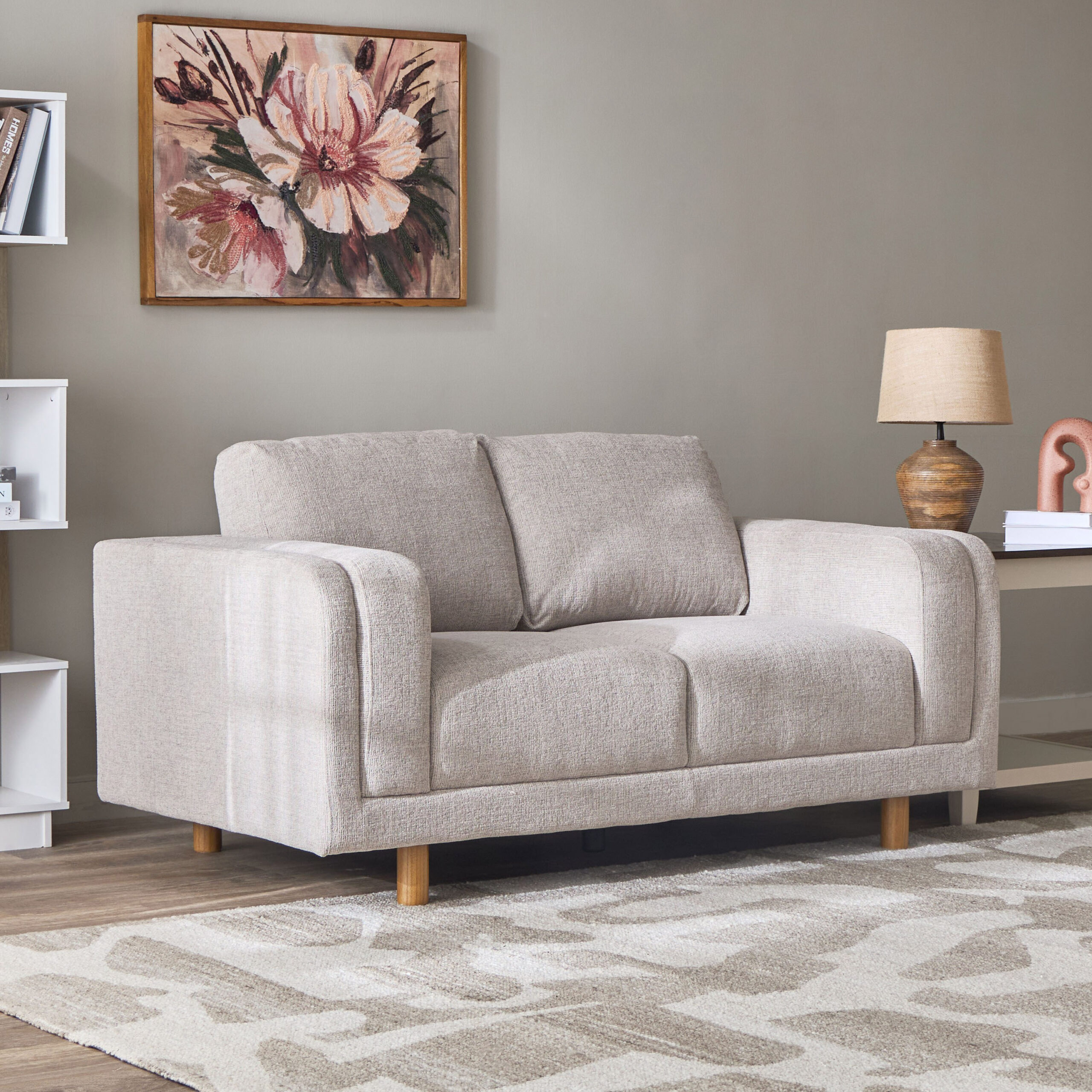 Portland 2-Seater Fabric Sofa