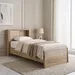Curvy Plus Single Bed with Headboard Storage - 90x200 cm - Image 13