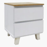 Kulltorp Plus 2-Drawer Nightstand with Legs